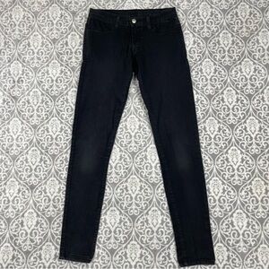 anthropologie jeans skinny stretch low rise birdcage label women's 26x30